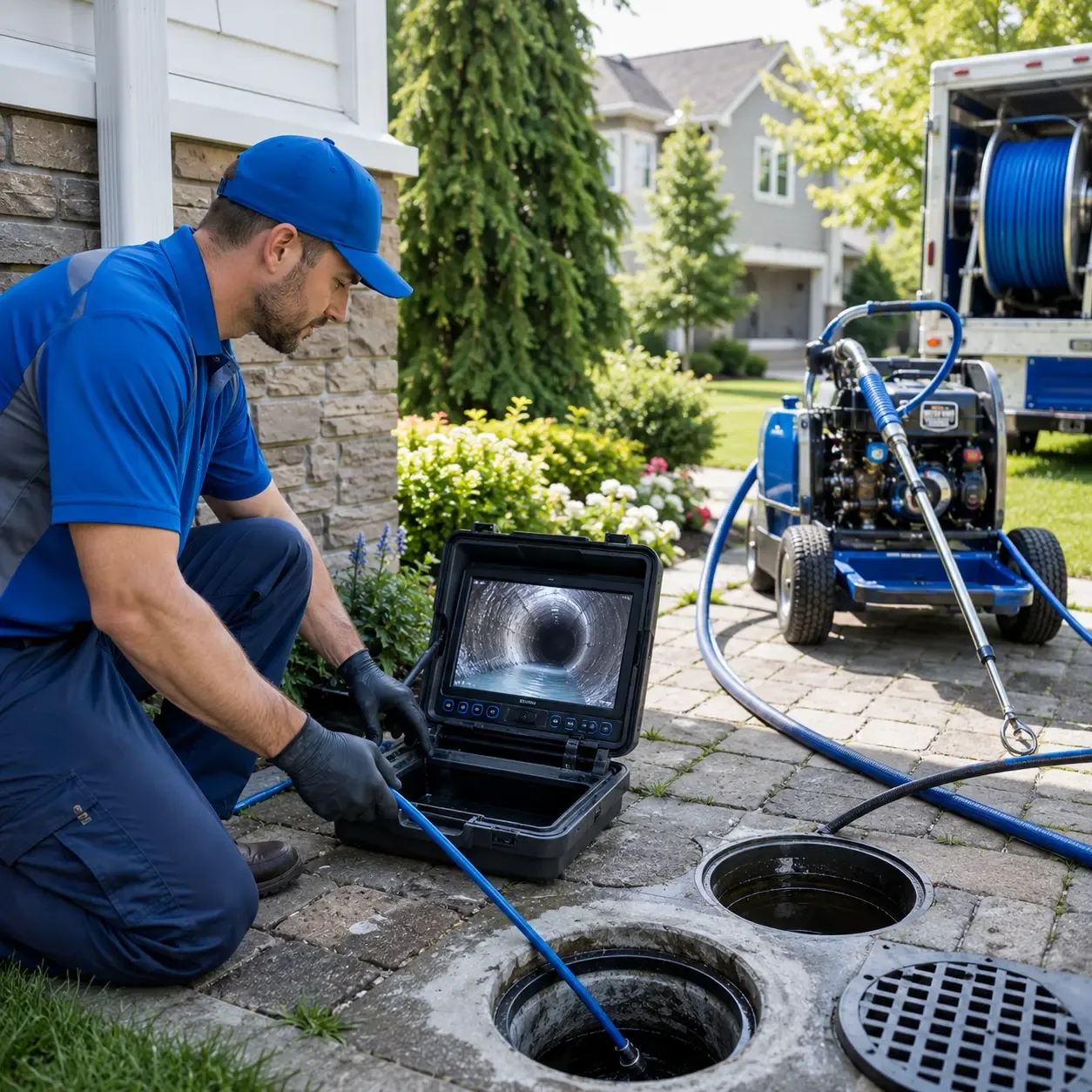 Outdoor drain cleaning professionals serving Midway, KY